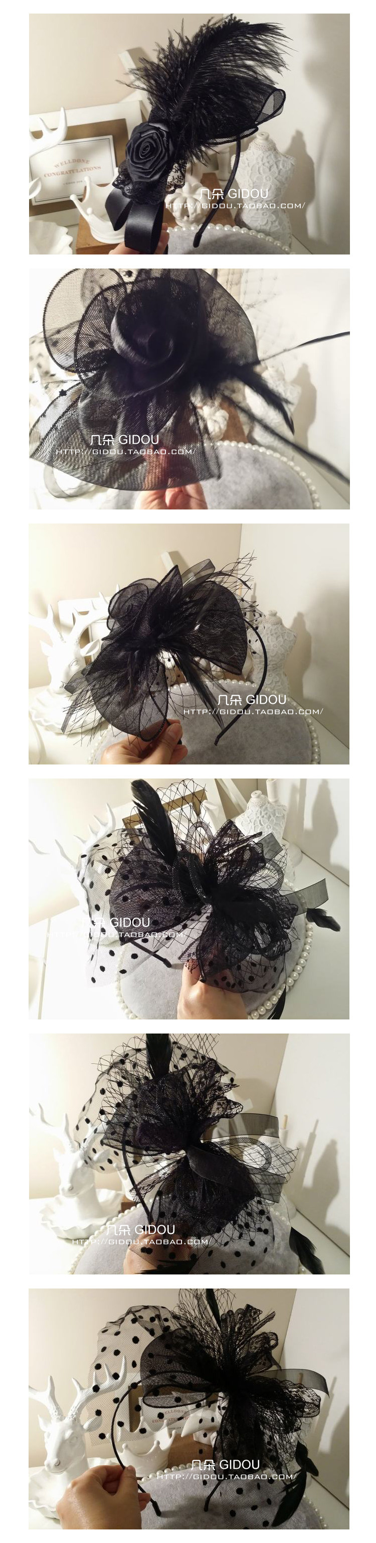 Accessoire coiffure en dentelle - Ref 1199728 Image 16