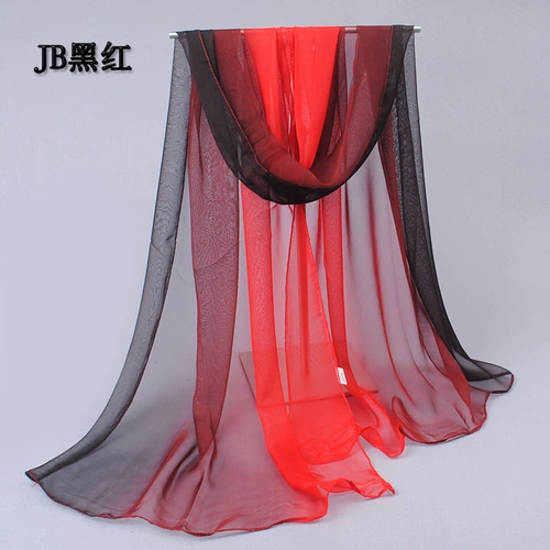 Летняя модная тонкая универсальная накидка, шифоновый шарф, защита от солнца