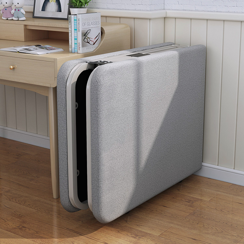 Plefolding bed portable plate single for home apersiesta bed office afternoon nap bed Easy hard plate wood plate bed
