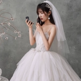 Корейское кружевное свадебное платье, коллекция 2021, подходит для подростков, по фигуре