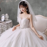 Корейское кружевное свадебное платье, коллекция 2021, подходит для подростков, по фигуре
