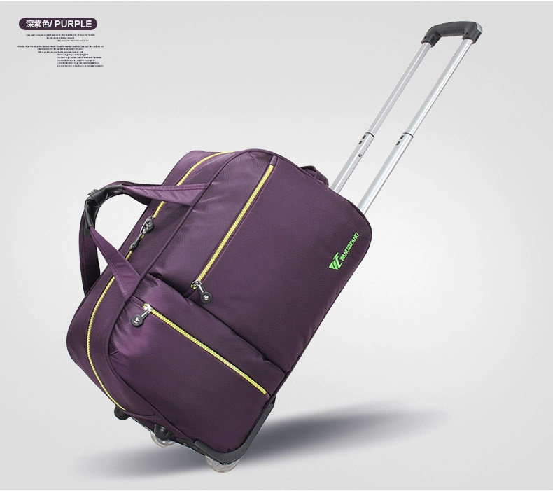 túi du lịch nhỏ Zifang Kinh Doanh Túi Du Lịch Cầm Tay Xe Đẩy Túi Nữ 20-Inch Túi Hành Lý Gấp Xe Đẩy Ốp Lưng nam Oxford Hộp Vải túi đi du lịch balo du lịch loại lớn