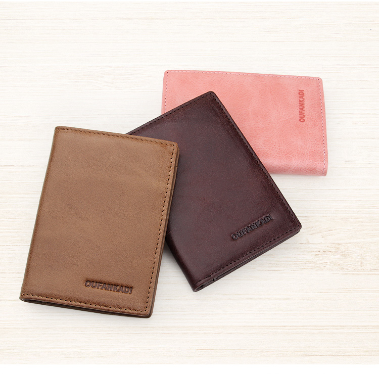Thẻ chống trộm gói nam da chống nfc nhỏ gọn Thẻ giữ thẻ ngân hàng chống khử từ bộ thẻ siêu mỏng gói thẻ túi - Chủ thẻ ví nữ đẹp