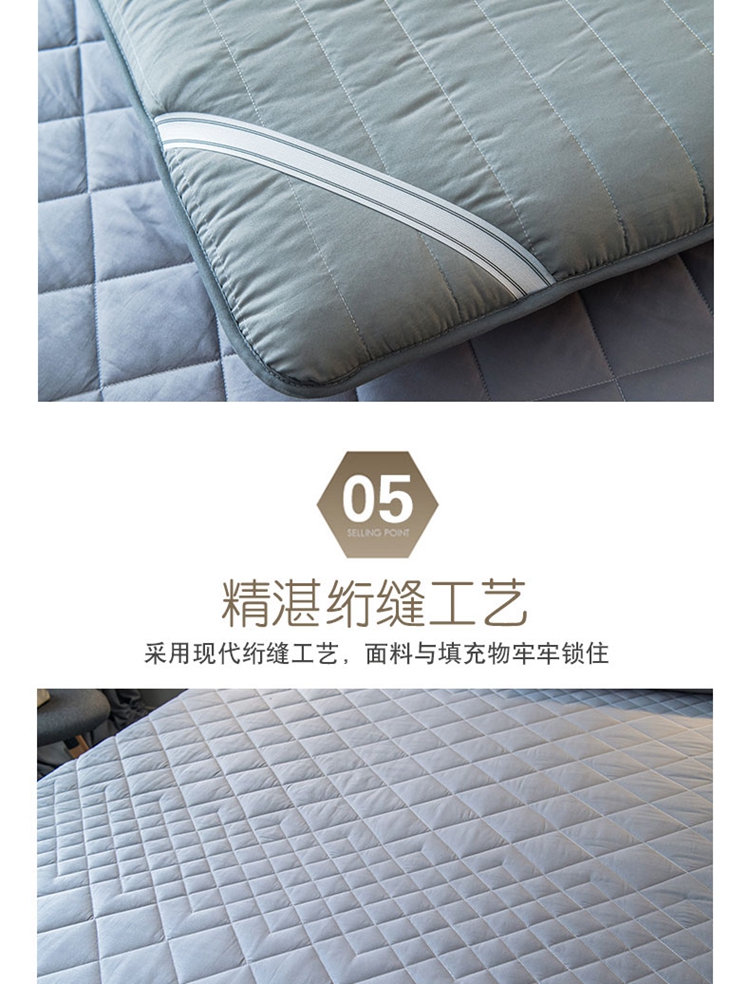 Bông đệm nệm tatami giường ngủ nhà nệm nệm dày 1.5m1.8x2.0 1258 - Nệm nệm nước cho bé