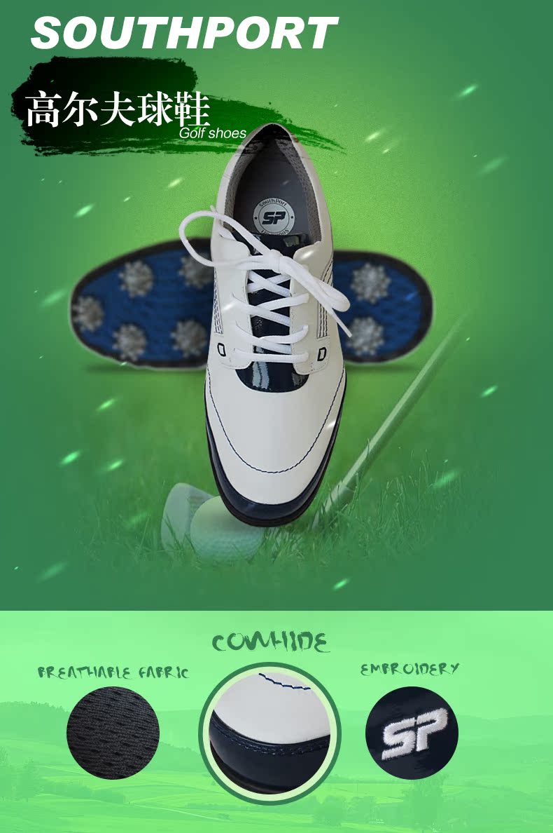 Chaussures de golf homme SOUTHPORT - Ref 866734 Image 5