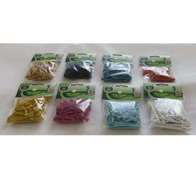 Gỗ Golf TEE thông số kỹ thuật khác nhau Lựa chọn màu sắc Hỗ trợ bóng gỗ Giới hạn thang bóng bo gay golf