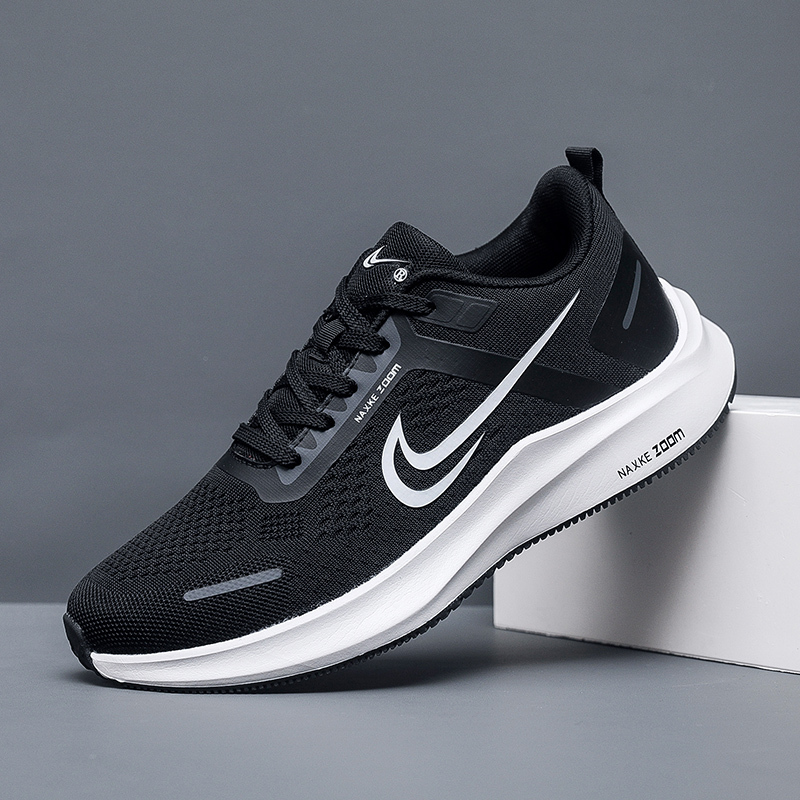Summer Black Mesh Breathable Sports Shoes for Men, Pegasus Men's Ultra-Light and Comfortable Running Shoes, Jogging Travel Shoes for Women