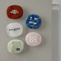 nullthing original botanical garden series stone bracket ins airbag bracket real stone creative mobile phone bracket