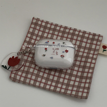 nullthing original all things cute Airpods pro transparent soft shell cute anti-drop Protective case