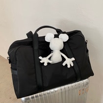 Oxford cloth lightweight short-distance business travel bag for women portable large capacity dual-use shoulder crossbody clothes luggage bag for men