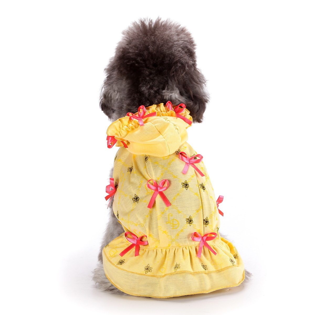 Japanese Doug Fairy Hat Dress Pet Clothes Doggie Clothes Spring and Summer
