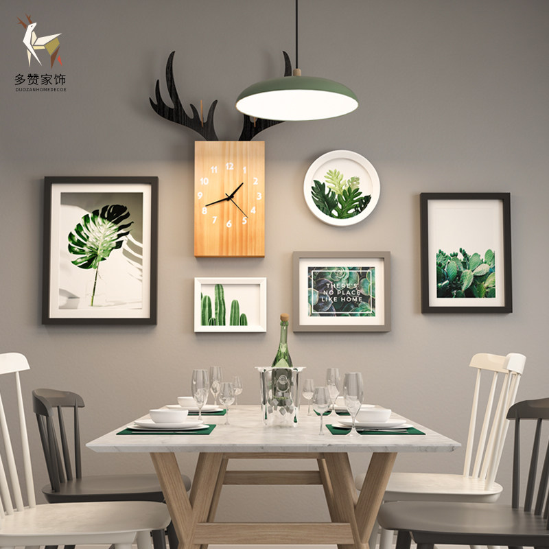 Nordic style Decorative Painting Dining Room Wall Dining Room Wall Living Room Hanging Painting Creative Background Wall Modern Minima Mural Painting