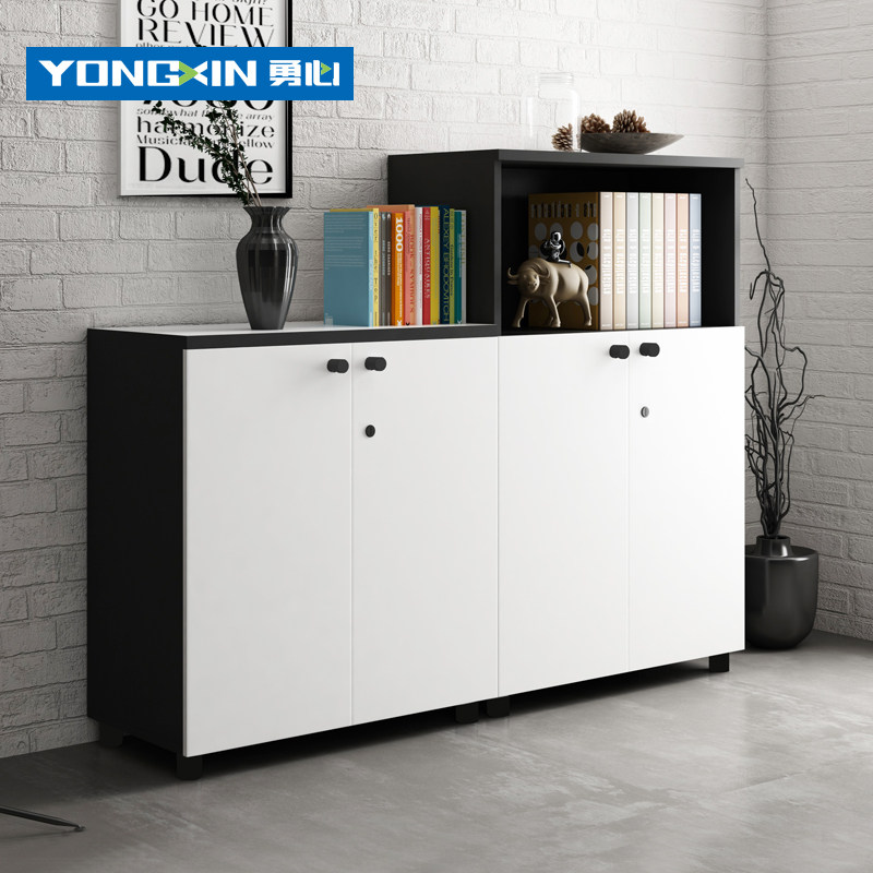 Office file cabinet Low cabinet locker Office cabinet Wooden partition bookcase Data cabinet File cabinet with lock cabinet