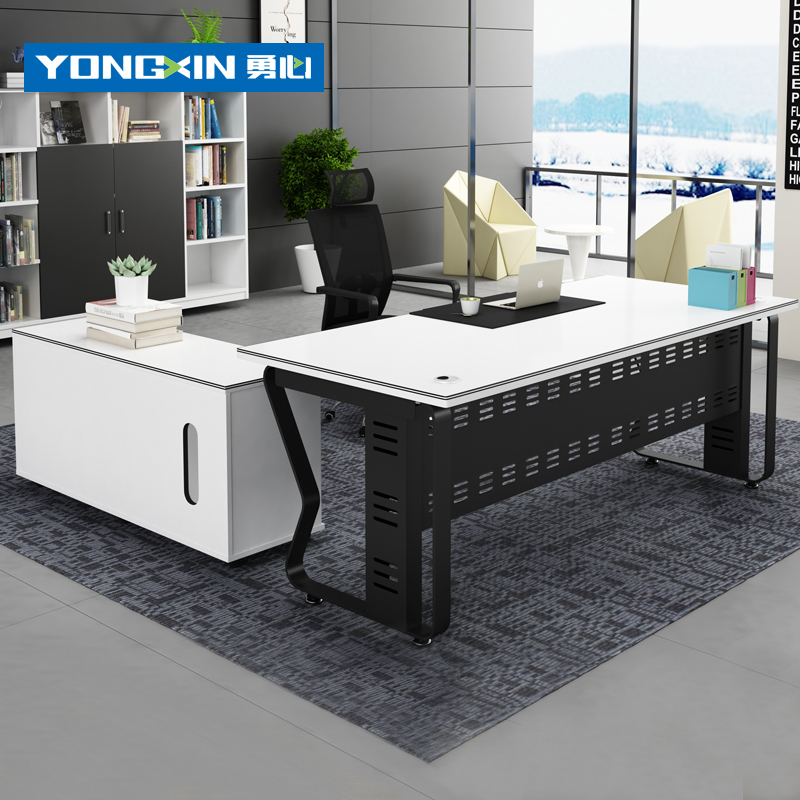 Yong Xin boss table desk simple modern manager table master table chief executive table single office desk and chair combination