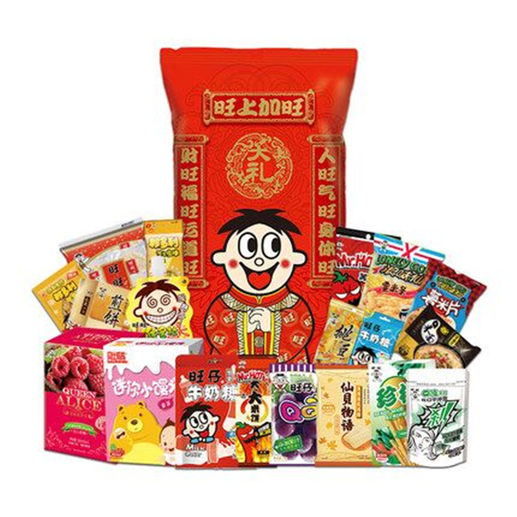 旺旺巨型大礼包网红送女友零食箱啥都有