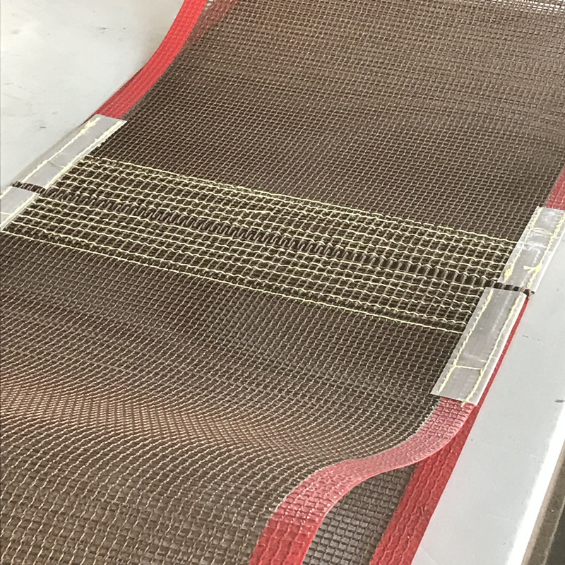 Teflon high temperature resistant mesh belt Teflon film charter tunnel furnace shrinkage assembly line UV screen printing food transmission