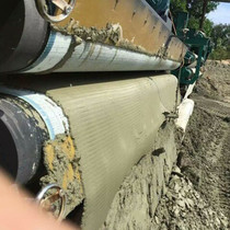 Belt filter press sludge filter dewatering mesh paper mill mud ceramic raw material mud filter dewater net