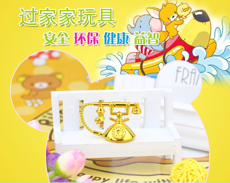 Búp bê bối rối mới, nhà chơi trẻ em, đồ chơi mô phỏng, phụ kiện, đồ nội thất, nhà, điện thoại kiểu cũ búp bê bjd