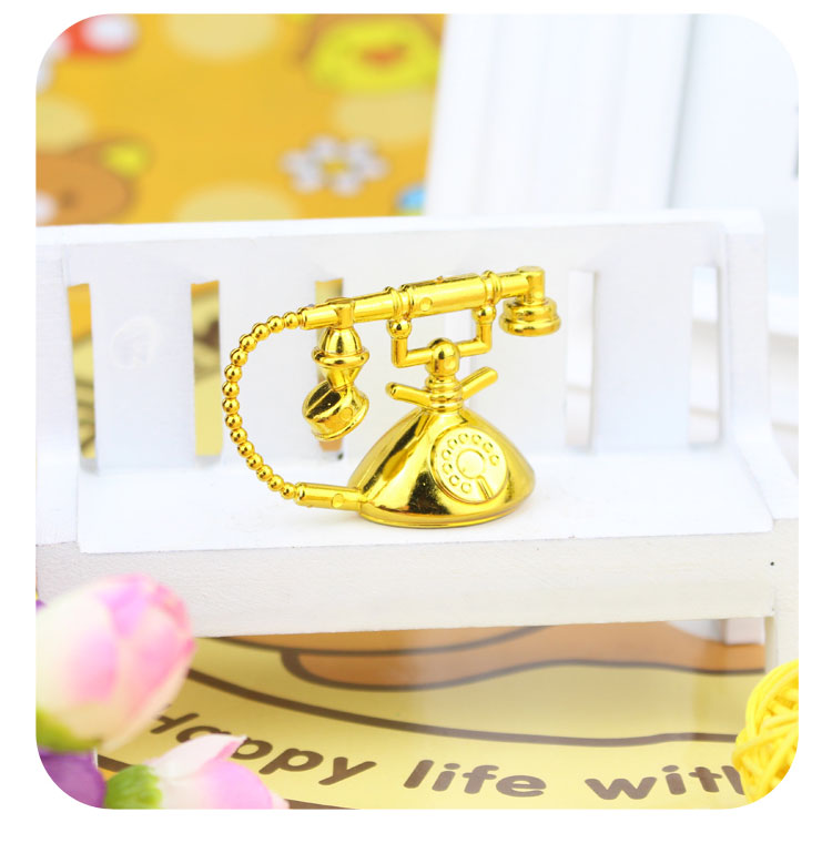 Búp bê bối rối mới, nhà chơi trẻ em, đồ chơi mô phỏng, phụ kiện, đồ nội thất, nhà, điện thoại kiểu cũ búp bê bjd