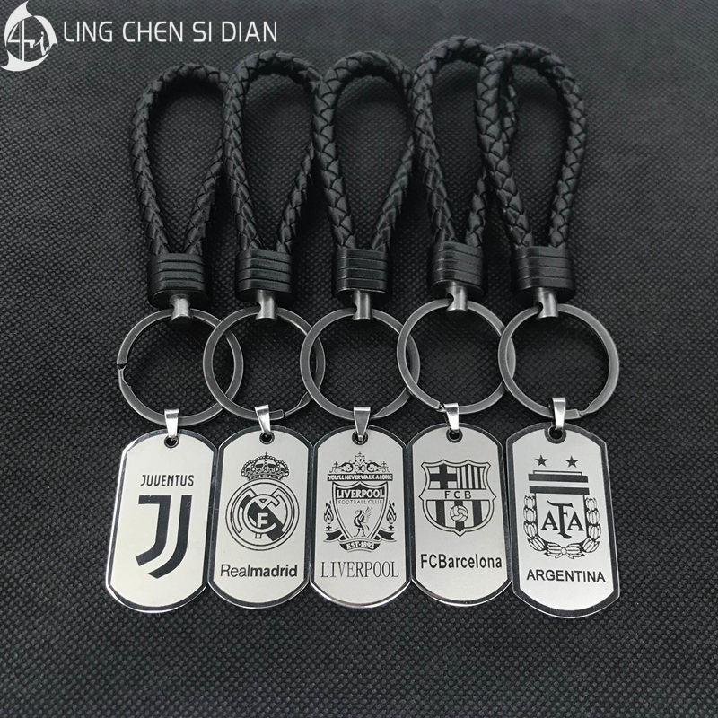 Juve Real Madrid keychain Barça Liverpool Chelsea Manchester City