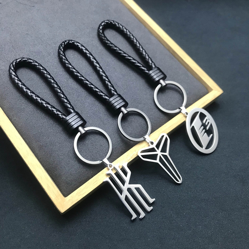 Kobe James Du Shaowei Harden Mcdisk Irving Ross Curry Logo Keychain Titanium Steel Basketball Pendant