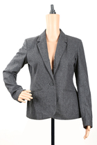 Womens casual suit woolen coat Meldenan Nordic brand scissors foreign trade export tail single S-size 65% wool