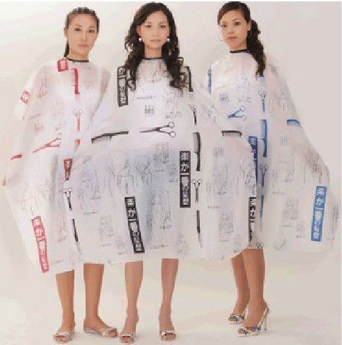 Haircut Apron Scissors Pattern Beauty Hair-cut Hair Circumference Cloth bronzed hair Hair Dyeing and Hairdressing Apron