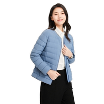 KOLON SPORT Kolon Down Jacket Womens Outdoor Water Repellent Large Goose Down Sports Jacket Short Down Jacket