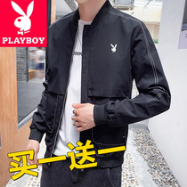 Floral Playboy jacket Mens 2021 spring and autumn season New trendy baseball clothes casual blouses in youth