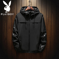 Flowers Playboy Men Casual Jacket 2021 Spring Autumn Season New 100 Hitch Jacket Mens Dress Handsome and Cap Windsuru