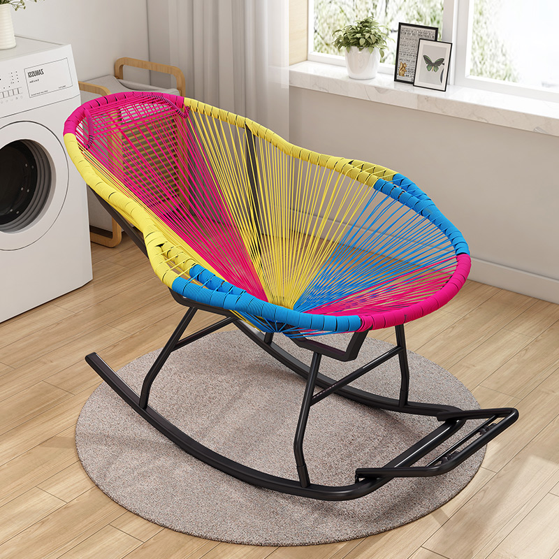 Fuji chair lunch break and rocking chair winter and summer with old man rocking chair nap beach chair household lazy chair