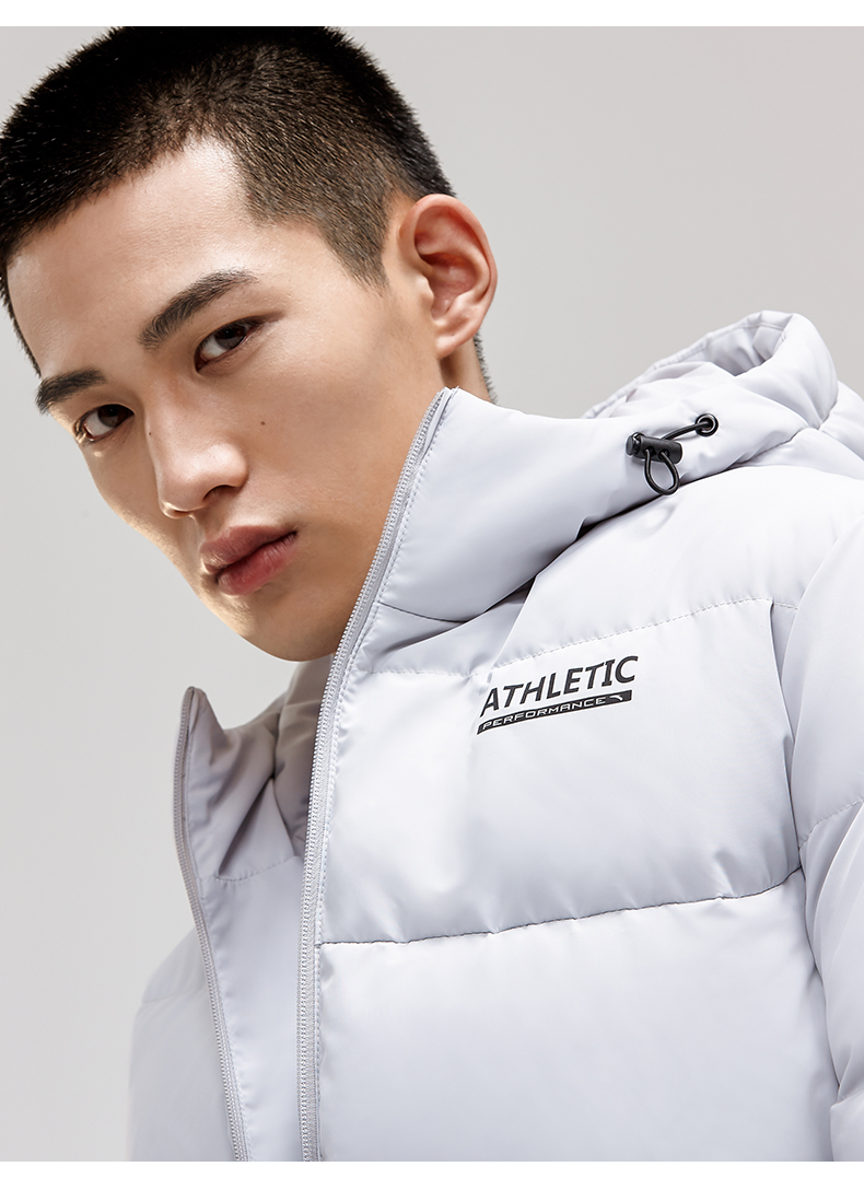 Anta down jacket nam ngắn trùm đầu 2018 mùa đông mới nhẹ ấm nam thể thao xuống áo khoác dày - Thể thao xuống áo khoác áo phao lông vũ nam