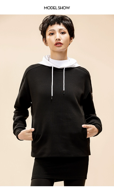 Anta áo len nữ 2018 mới dệt kim áo thun cổ tròn áo khoác thể thao dài tay 16847737 [pass] áo hoodie nam vải dày