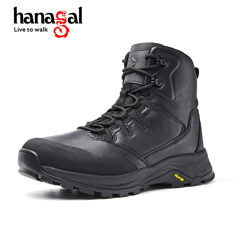 Autumn Winter Outdoor Men's Anti Slip Wear high cylinder Tactical boots Black Commute Combat Boots Anti Splash Water Mountaineering Boots