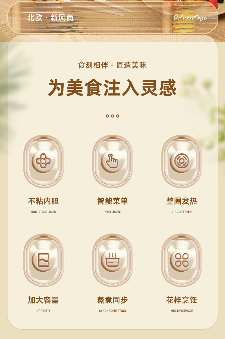 Плиты 电炒锅多功能家用电热不粘锅蒸煮炒煎一体式插电炒菜锅爆炒电煮锅