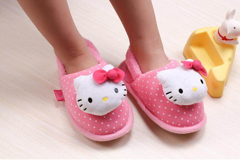 Chaussons enfants en autre HELLO KITTY pour hiver - semelle autre - Ref 986753 Image 12
