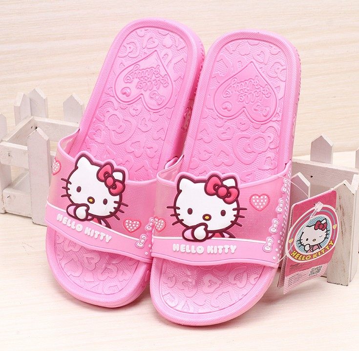 Pantoufles enfants en autre HELLO KITTY pour été - Ref 986574 Image 12