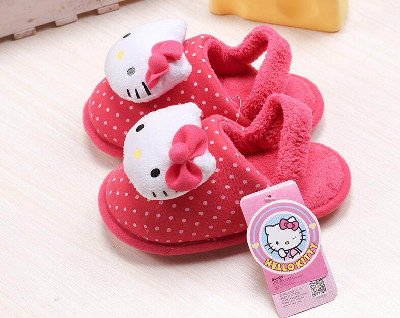 Chaussons enfants en autre HELLO KITTY pour hiver - semelle autre - Ref 986753 Image 17