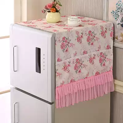 Single door refrigerator dust cover double switch double door refrigerator towel storage bag drum laundry hood microwave cover towel