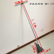 Plowing hand-pulled agricultural weeding land-cutting digging ditching agricultural tools plowing old-fashioned traditional cultivated land ploughing