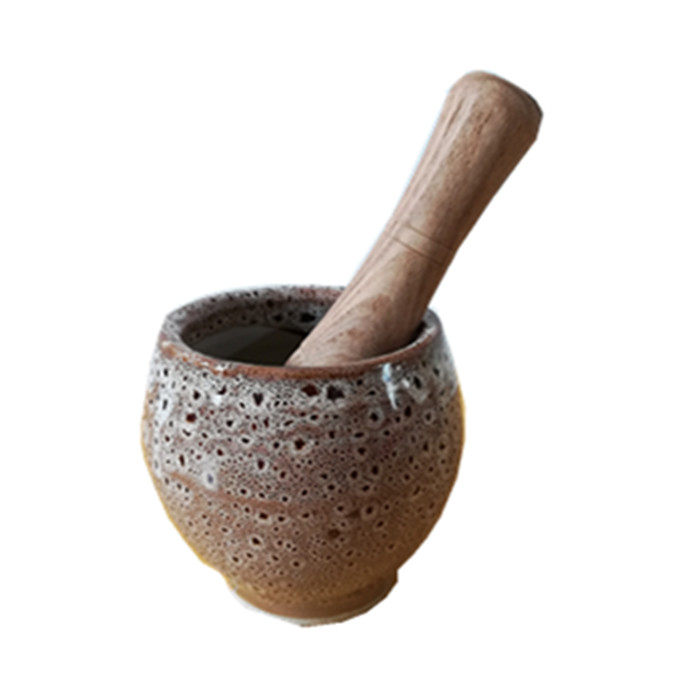 Garlic tweezers press garlic stone garlic mud press garlic machine stir garlic grinding stone jar ceramic garlic domestic