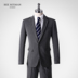 Suit phù hợp với nam giới Hàn Quốc phiên bản của chiếc váy cưới chú rể trẻ không thường xuyên kinh doanh Anh sọc phù hợp với phù hợp với nam giới 