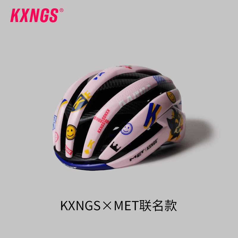 Kxngs X Met2026 Co-Branded Pink Mips Cycling Helmet Road Bike Equipment