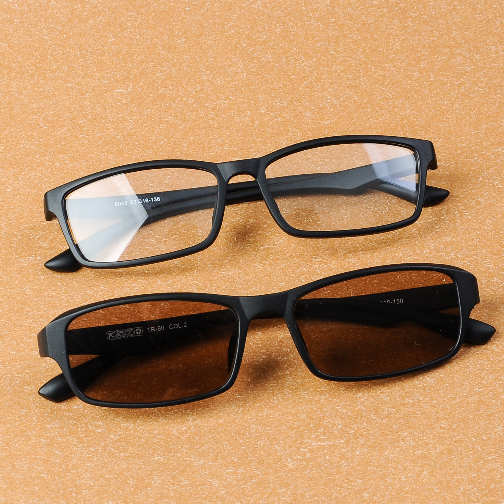 Qingqi black frame crystal stone glasses for men and women cool East China Sea crystal stone sunglasses middle-aged and elderly sunglasses