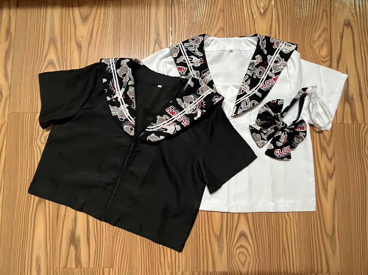 jk制服加工定制 酒香童子原创gloomybear暴力熊日系jk制服关西基础款不良水手服夏