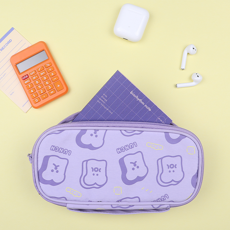 3egiz Original pen box Women's large capacity Ins Japanese junior high school students brief small crowd stationery cashier bags