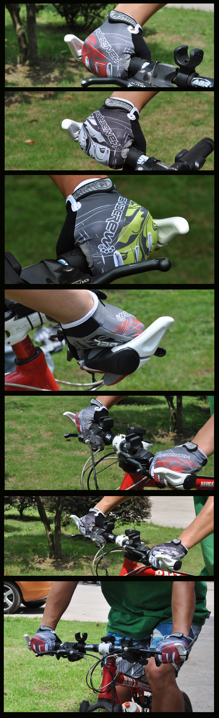 Gants pour vélo mixte HANDCREW - Ref 2240936 Image 6