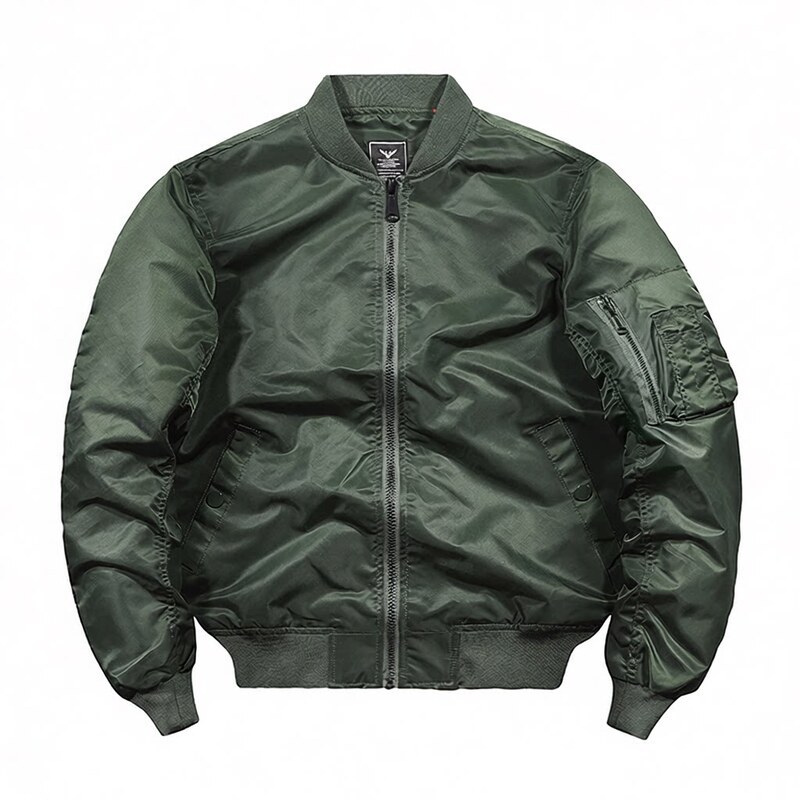 Autumn and Winter Tough Guy Jacket, Thin Air Force Ma1 Pilot Jacket, Men's Flight Jacket