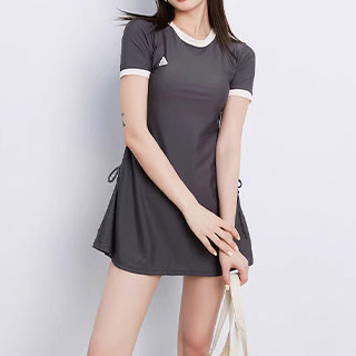 简约连衣泳衣