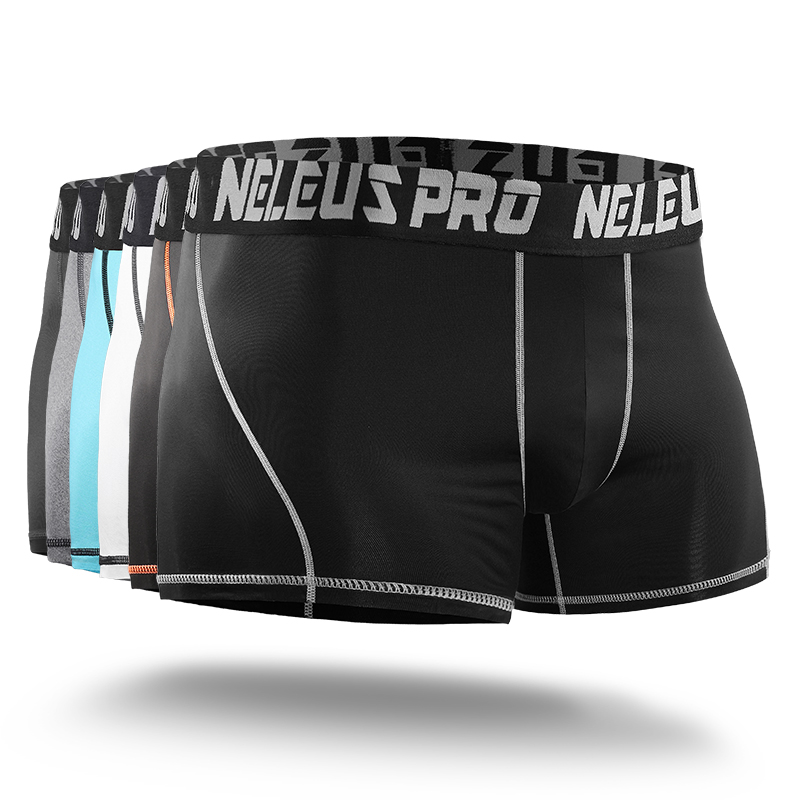 Basketball tights high elastic underwear men's sports quick-drying breathable shorts compression pants training fitness bottoming three-point pants